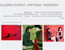 Tablet Screenshot of claudiocastelo.com